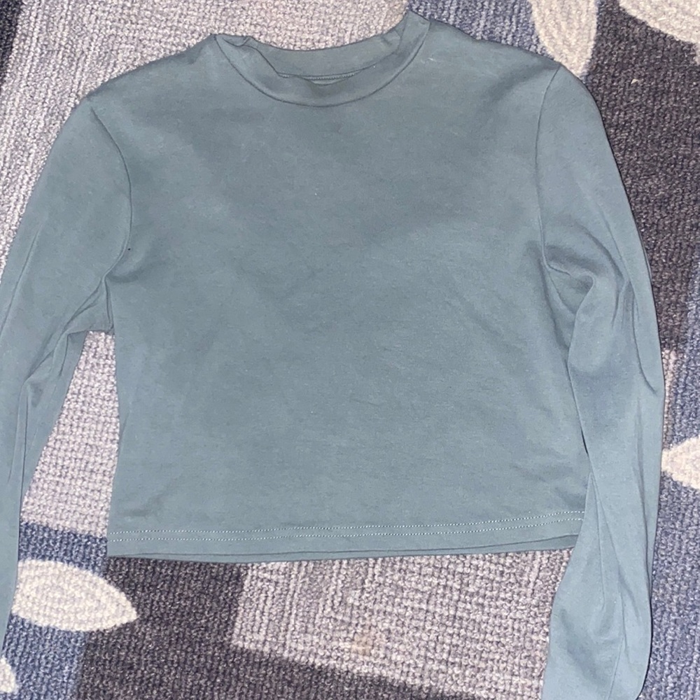 Long sleeve crop top